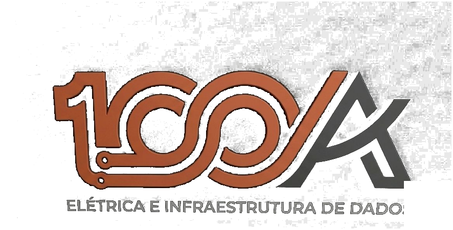 Logo 100A elétrica e infraestrutura de dados